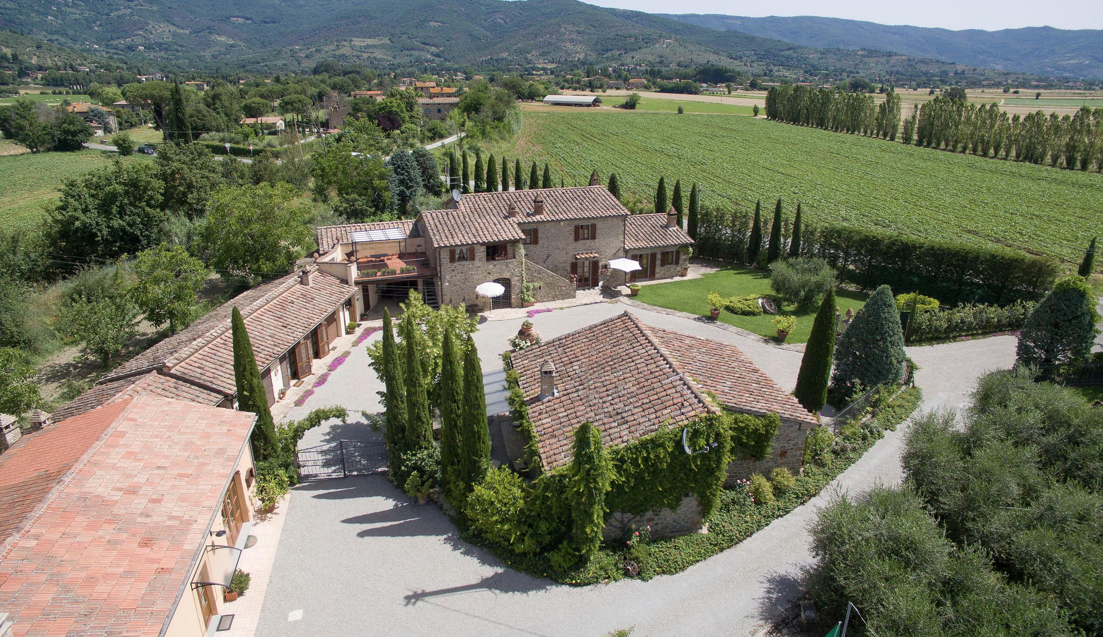 Come raggiungere l’agriturismo La Renaia a Cortona, Toscana